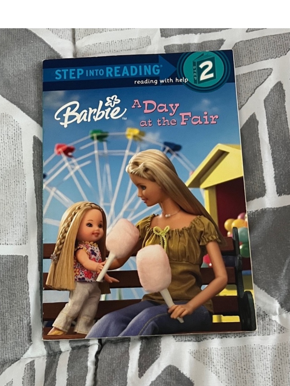 Barbie A Day at the Fair - Blue Cover with Pink Cotton Candy